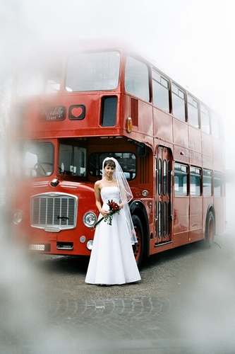 wedding bus